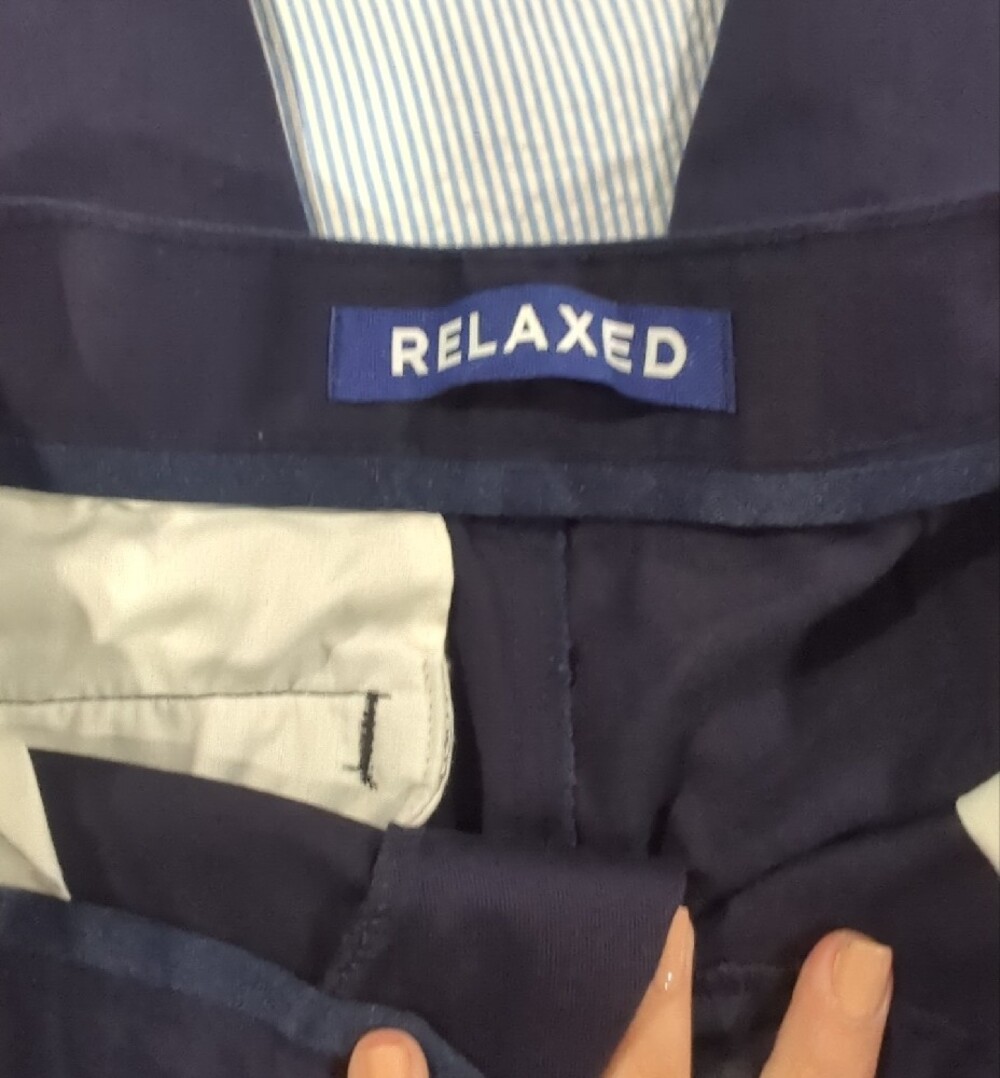 Light Blue Striped Sport Coat & Navy Pants Set - Boys - Picture 3 of 4